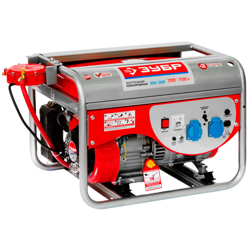 Газобензиновый генератор Зубр МАСТЕР ЗЭСГ-2500 Газобензиновый генератор Зубр МАСТЕР ЗЭСГ-2500