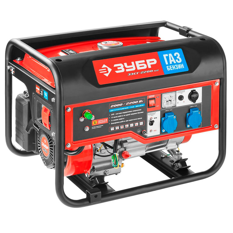 Газобензиновый генератор Зубр МАСТЕР ЗЭСГ-2200-М2 Газобензиновый генератор Зубр МАСТЕР ЗЭСГ-2200-М2