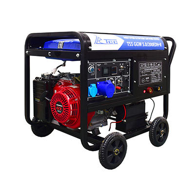 Инверторный бензиновый сварочный генератор TSS GGW 5.0/200EDH-R (Honda GX390)