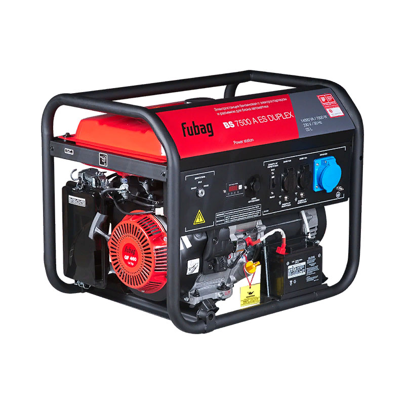 Генератор бензиновый BS 7500 A ES DUPLEX Генератор бензиновый BS 7500 A ES DUPLEX