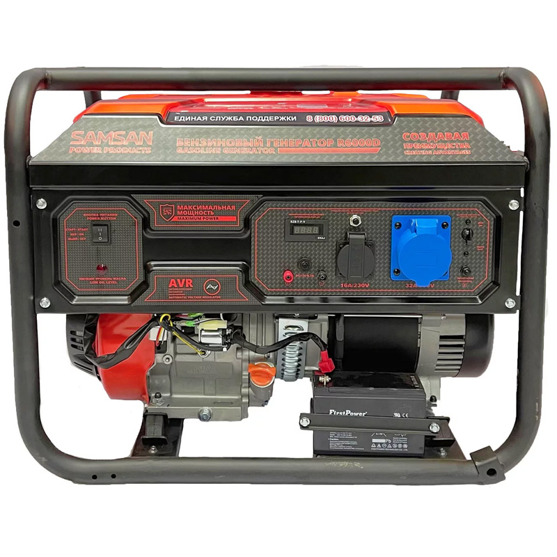 Бензиновый генератор Samsan R6000D Бензиновый генератор Samsan R6000D