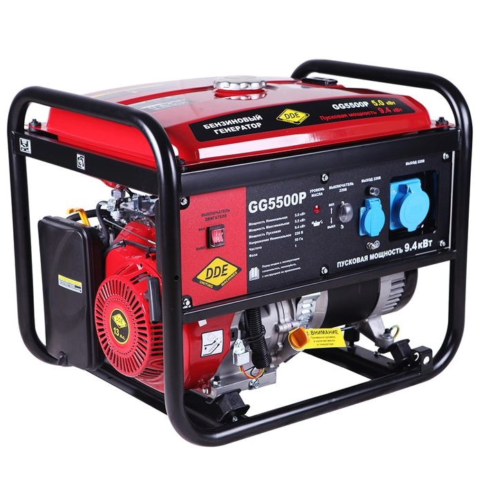 Генератор бензиновый DDE GG5500P Генератор бензиновый DDE GG5500P