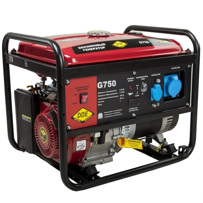 Бензиновый генератор DDE G750 Бензиновый генератор DDE G750