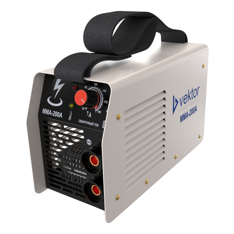 Сварочный инвертор VEKTOR ММА-200А (пластиковая упаковка)