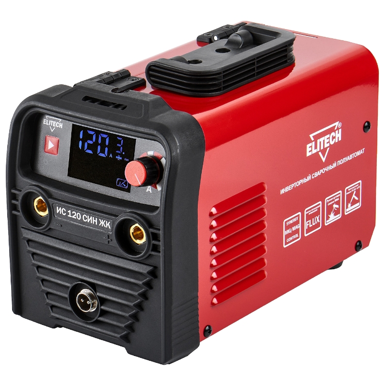 Аппарат сварочный инверторный Elitech ИС 120 СИН ЖК