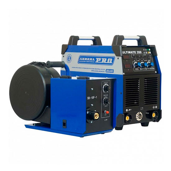 Сварочный полуавтомат Aurora ULTIMATE 350 IGBT (горелка+подающий закр.SB10F+провода)+ат-т НАКС 2 шт.