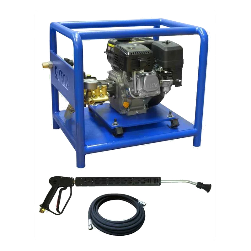 Бензиновая мойка высокого давления C-TECH (160 бар, до 10 л/мин, 7 лс) в комплекте для ручной мойки Бензиновая мойка высокого давления C-TECH (160 бар, до 10 л/мин, 7 лс) в комплекте для ручной мойки