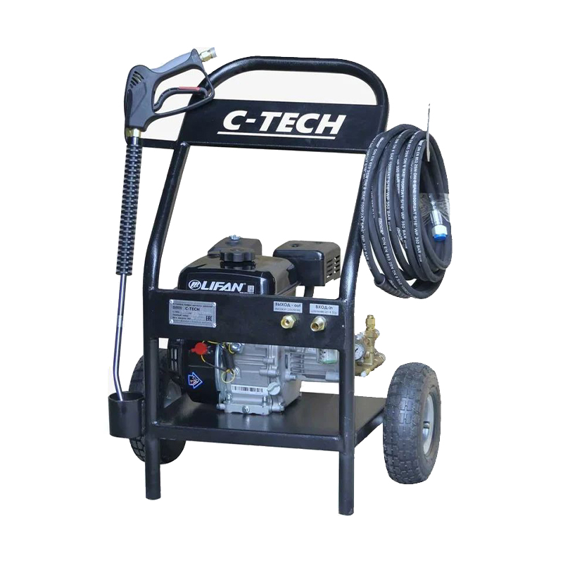 Бензиновая мойка высокого давления C-TECH (200 бар, до 600 л/ч, 4.8 кВт / 7 л.с.) NC2010FT1BP Бензиновая мойка высокого давления C-TECH (200 бар, до 600 л/ч, 4.8 кВт / 7 л.с.) NC2010FT1BP