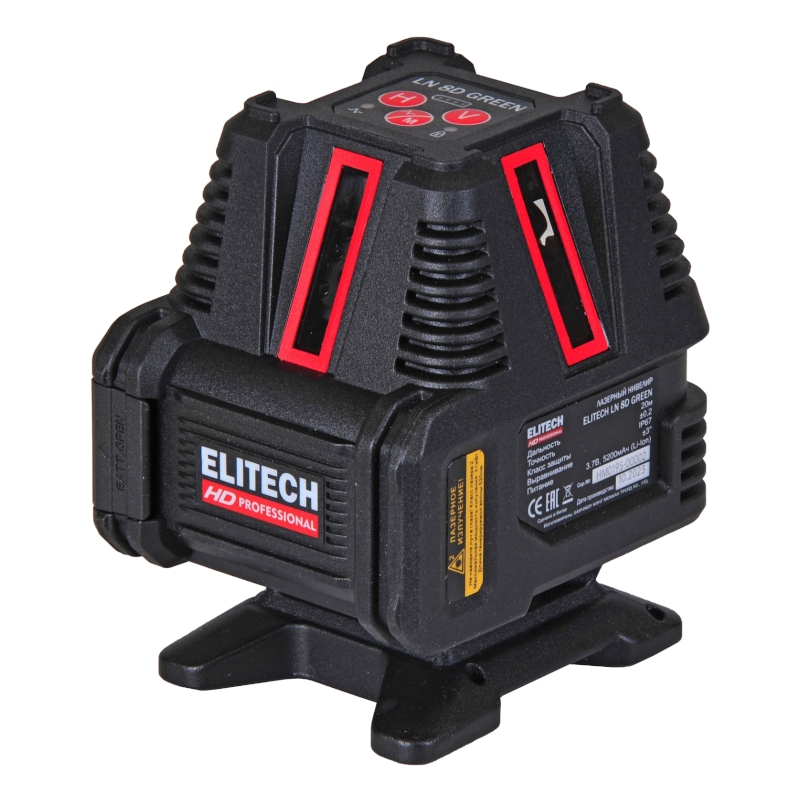 Нивелир лазерный Elitech LN 8D GREEN
