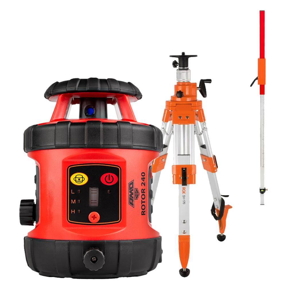 Комплект ротационный нивелир AMO ROTOR 240 + штатив рейка Комплект ротационный нивелир AMO ROTOR 240 + штатив рейка