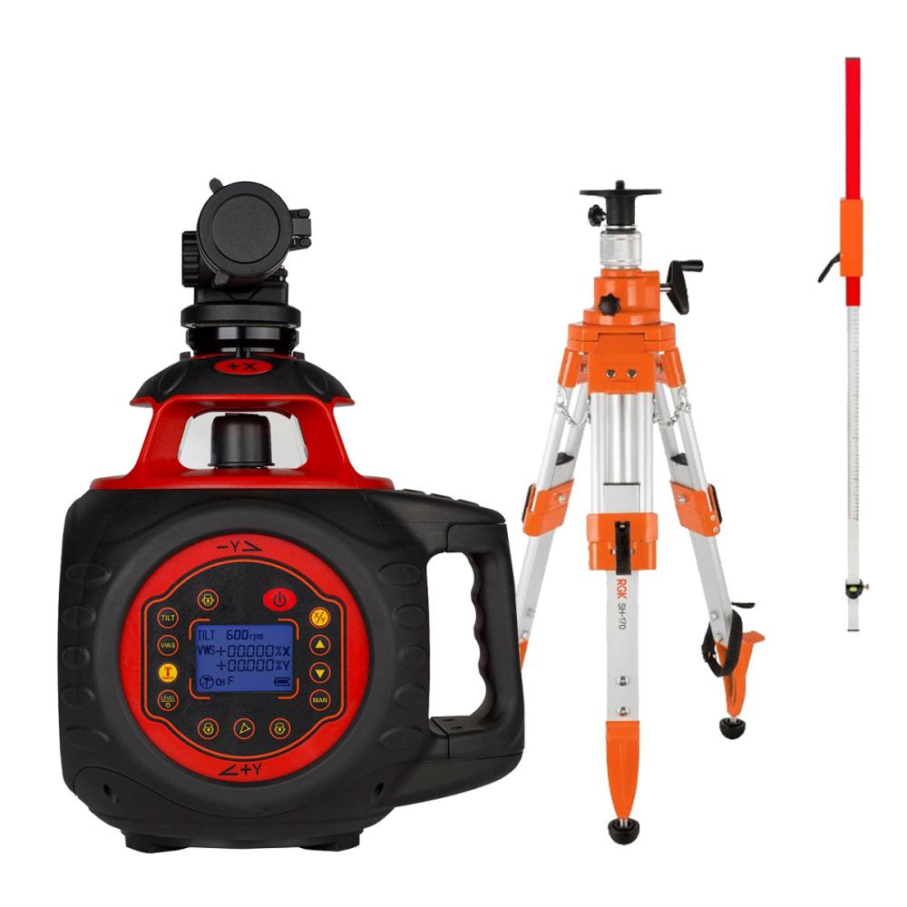 Комплект ротационный нивелир AMO ROTOR 600 + штатив рейка