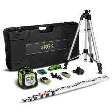Комплект ротационного нивелира с элевационным штативом RGK SP-100G COMBO Комплект ротационного нивелира с элевационным штативом RGK SP-100G COMBO