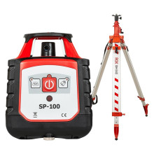 Комплект ротационный нивелир RGK SP-100 с калибровкой + элевационный штатив RGK SH-340 Комплект ротационный нивелир RGK SP-100 с калибровкой + элевационный штатив RGK SH-340