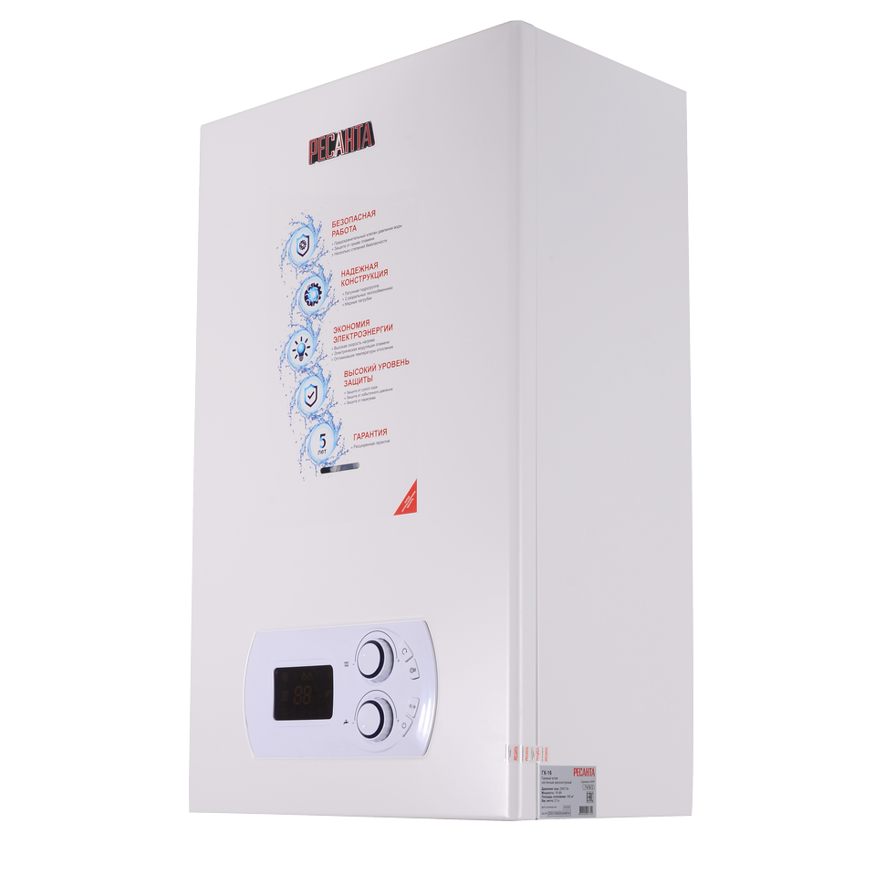 Котел газовый настенный двухконтурный Ресанта ГК-16 Котел газовый настенный двухконтурный Ресанта ГК-16