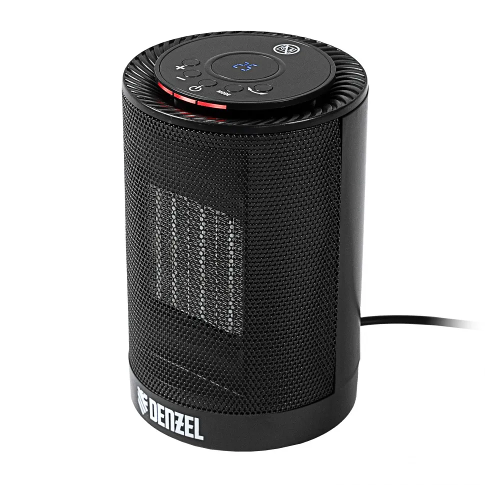 Тепловентилятор электрический керамический Denzel DTFC-1200, 3 режима, вентилятор Тепловентилятор электрический керамический Denzel DTFC-1200, 3 режима, вентилятор