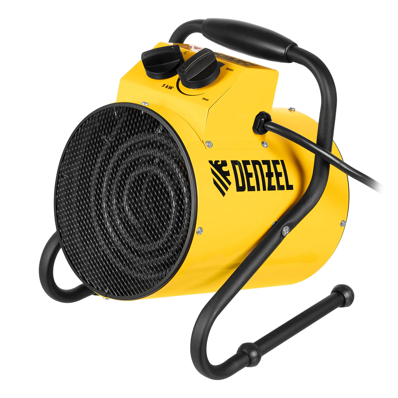 Тепловая пушка Denzel SFH-5000, 230 В, 400 м3/ч, 3 реж. вентилятор, 3000/4500 Вт