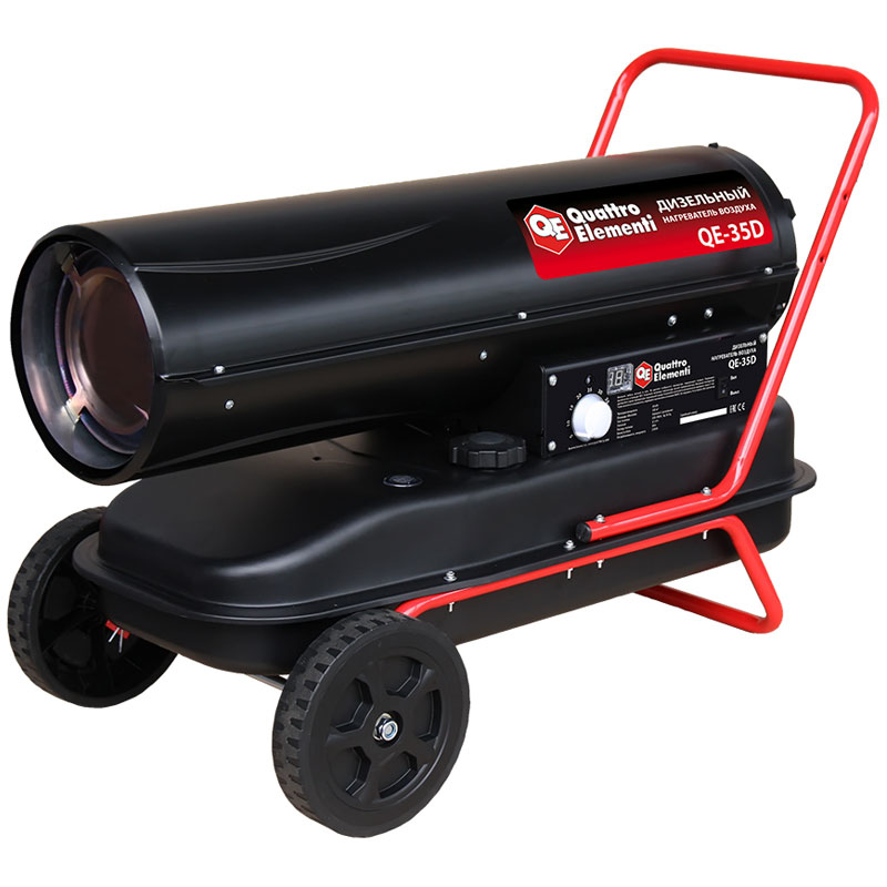 Дизельная тепловая пушка прямого нагрева Quattro Elementi QE-35D