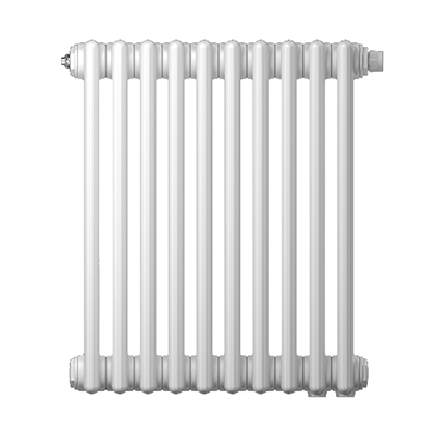 Радиатор трубчатый Zehnder Charleston Retrofit 3057, 8 сек.1/2 ниж.подк. RAL9016 (кроншт.в компл)