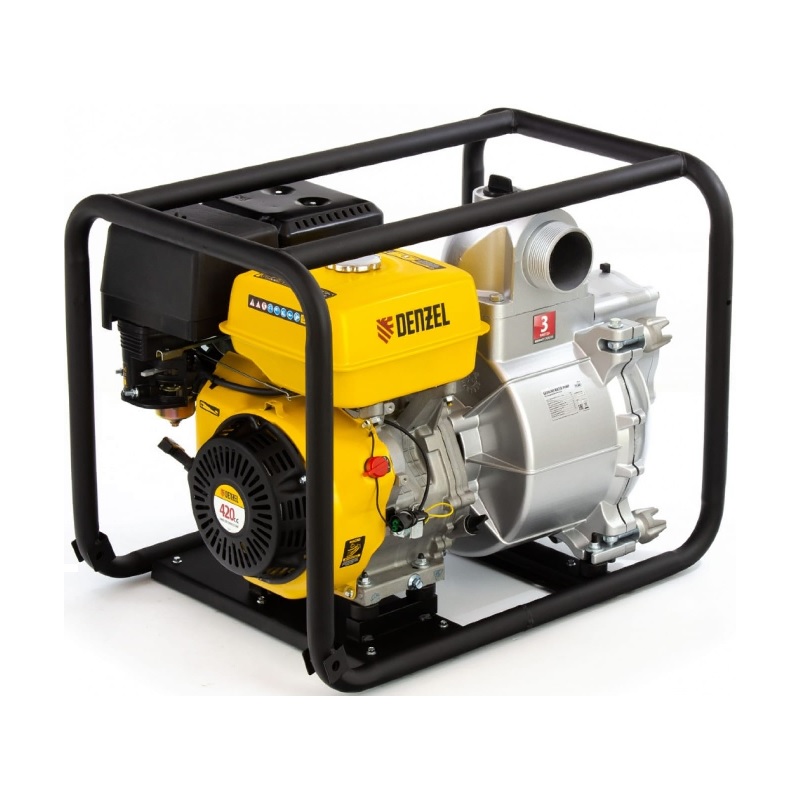 Мотопомпа бензиновая Denzel PX-80D для грязной воды
