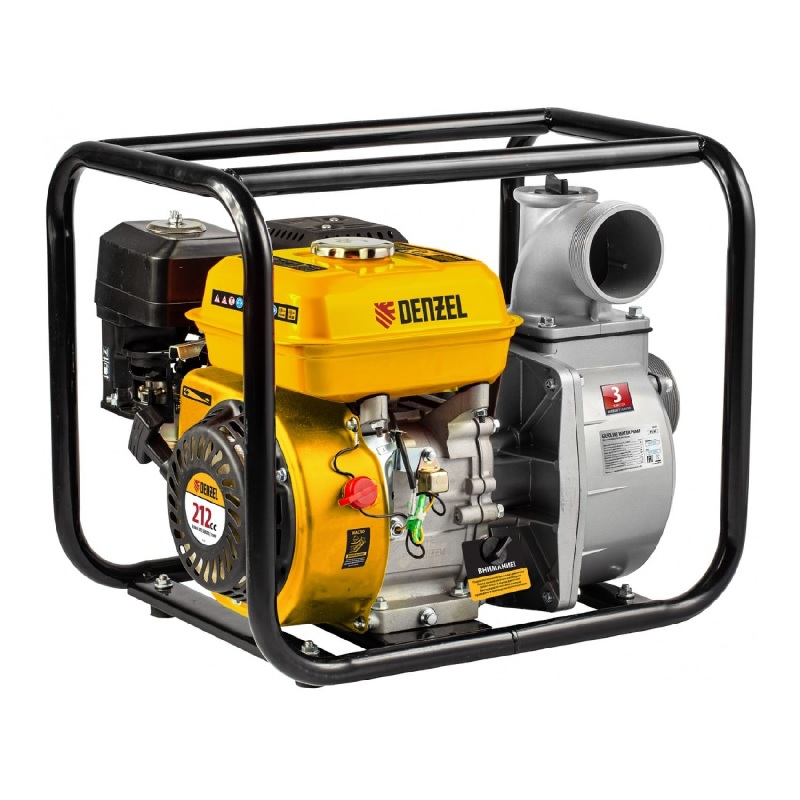 Мотопомпа бензиновая Denzel PX-80 для чистой воды Мотопомпа бензиновая Denzel PX-80 для чистой воды