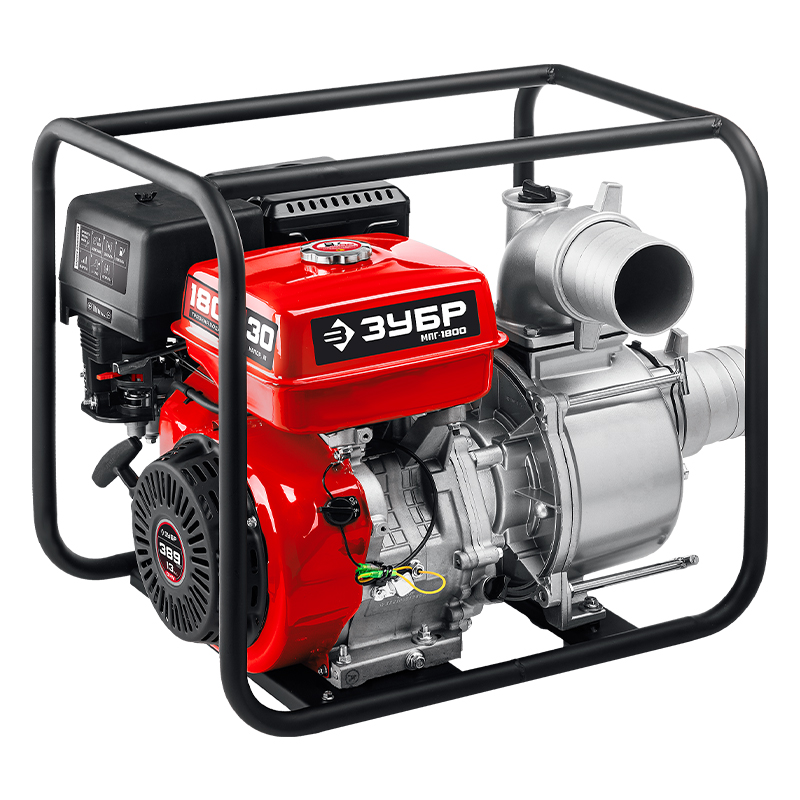 Мотопомпа бензиновая для грязной воды ЗУБР МПГ-1800 Мотопомпа бензиновая для грязной воды ЗУБР МПГ-1800