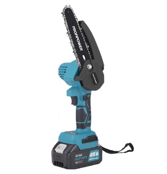 Цепная пила ProfiPower MKGST-18V (Li-ion-1шт, 4.0Ач,15см, 6",0-4500 об/мин,шина, цепь, З/У) Цепная пила ProfiPower MKGST-18V (Li-ion-1шт, 4.0Ач,15см, 6",0-4500 об/мин,шина, цепь, З/У)