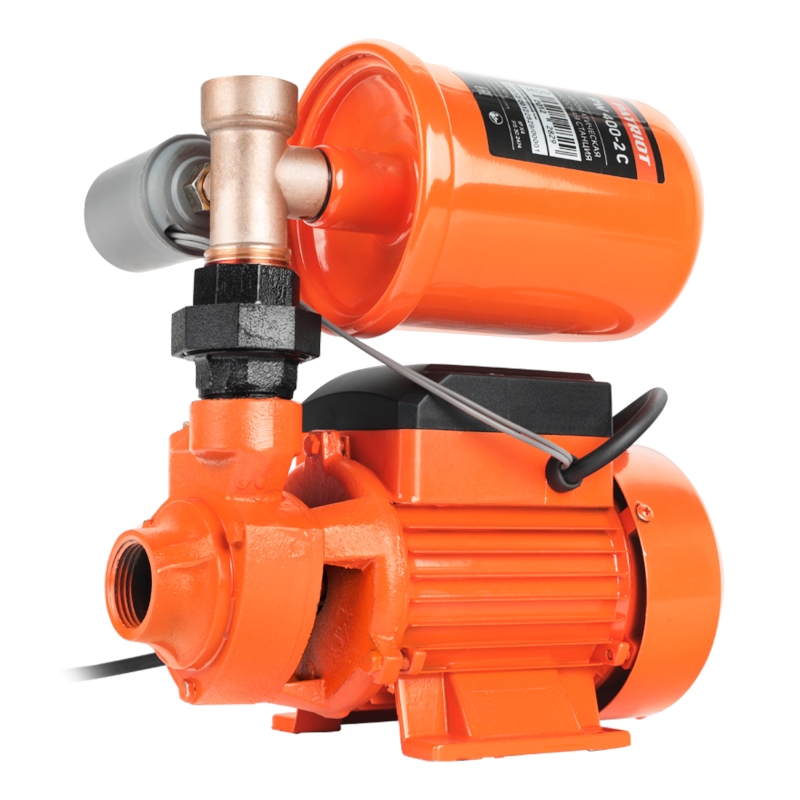 Насосная станция для воды PATRIOT PW 400-2 С для дачи и дома 410Вт, 2700л*час Насосная станция для воды PATRIOT PW 400-2 С для дачи и дома 410Вт, 2700л*час