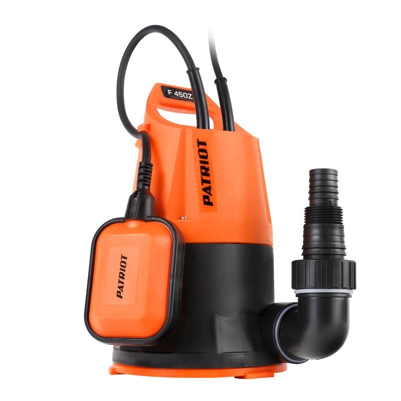 Дренажный насос для грязной воды PATRIOT F 450 Z, 450Вт