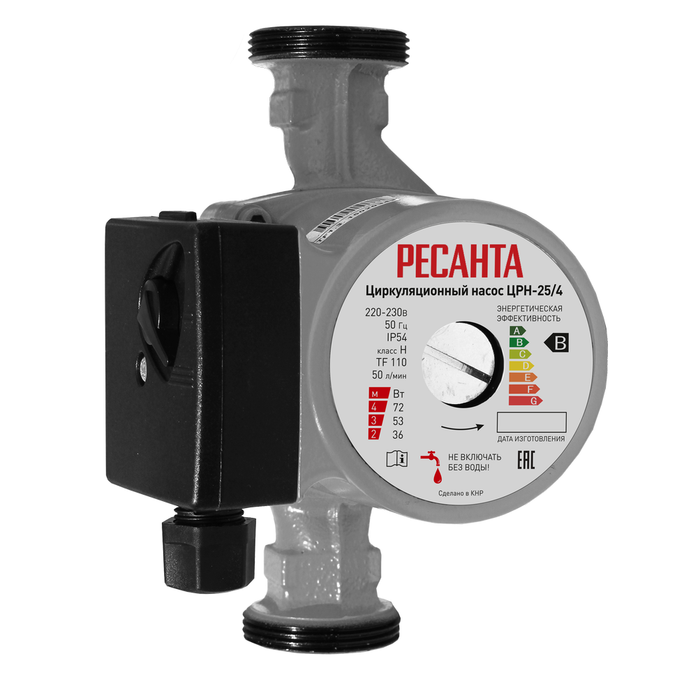 Насос циркуляционный Ресанта ЦРН-25/4 Насос циркуляционный Ресанта ЦРН-25/4