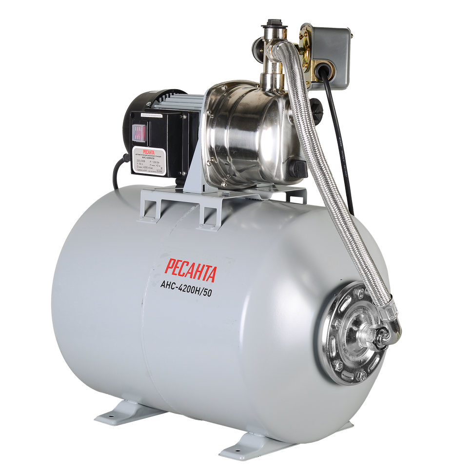 Насосная станция автономная Ресанта АНС-4200Н/50 Насосная станция автономная Ресанта АНС-4200Н/50