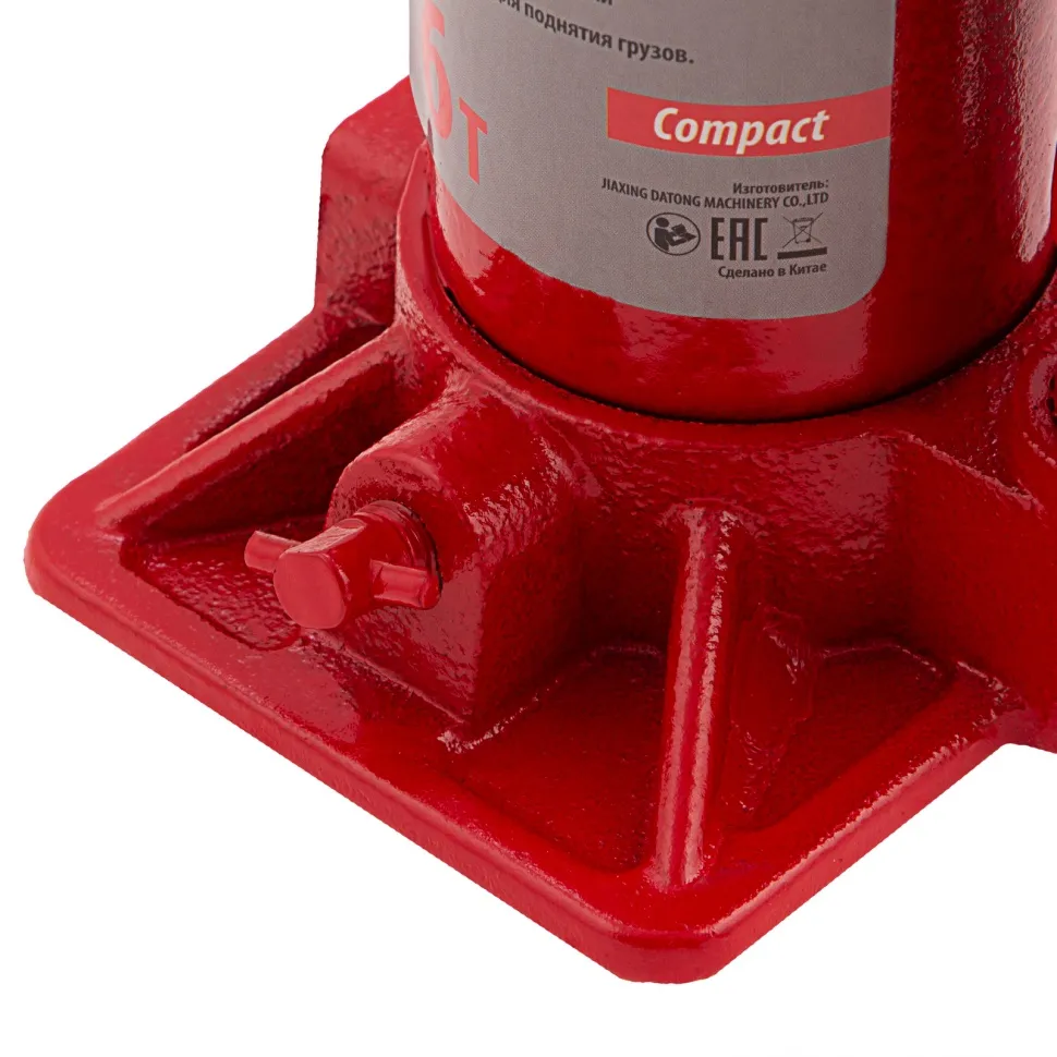 Домкрат гидравлический бутылочный, 6 т, h подъема 180–340 мм Sparta Compact Домкрат гидравлический бутылочный, 6 т, h подъема 180–340 мм Sparta Compact