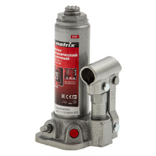 Домкрат гидравлический бутылочный, 2 т, высота подъема 181-345 мм, в пластиковый кейсе Matrix Домкрат гидравлический бутылочный, 2 т, высота подъема 181-345 мм, в пластиковый кейсе Matrix