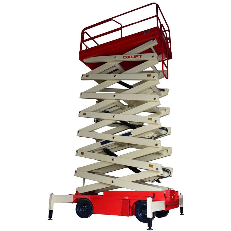 Ножничный подъемник OXLIFT QX-050-075 AC/DC 7500 мм 500 кг