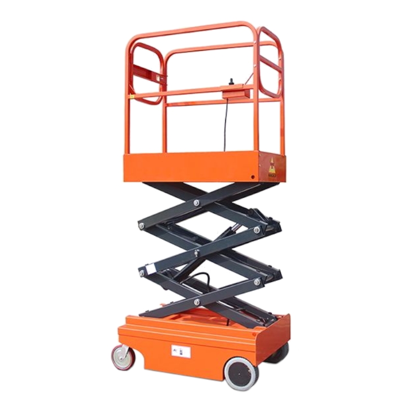 Подъемник ножничный передвижной самоходный TOR GTJZ 240 кг 4 м (автономный)