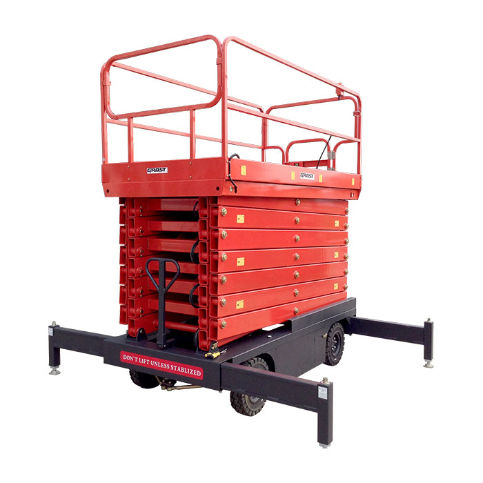 Подъёмник ножничного типа GROST Tower 0.5-7 (accumulator)