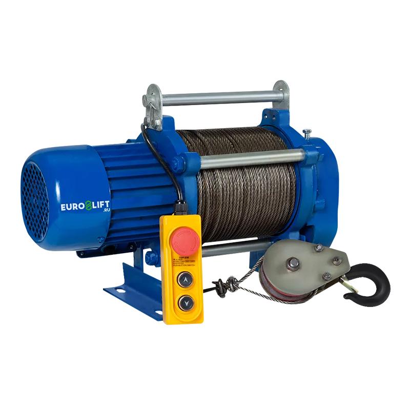 Лебедка электрическая EURO-LIFT HSG-B300 тяговое усилие 300 кг, 30 м, U=380 В