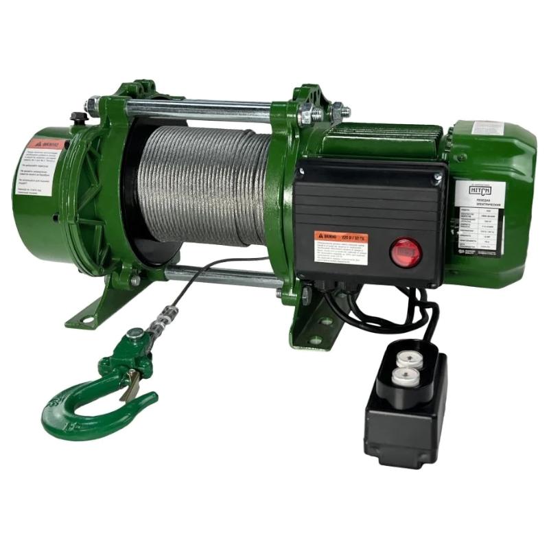 Лебедка электрическая HITCH KCD300 300кг 100м 220В SZ086785 Лебедка электрическая HITCH KCD300 300кг 100м 220В SZ086785