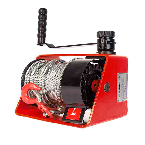 Лебедка барабанная червячная OXLIFT VS-1000 (с канатом) Лебедка барабанная червячная OXLIFT VS-1000 (с канатом)