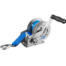 Лебедка ручная барабанная ЗУБР Профессионал 1,1 т 10 м (тяговая, ленточная) Лебедка ручная барабанная ЗУБР Профессионал 1,1 т 10 м (тяговая, ленточная)