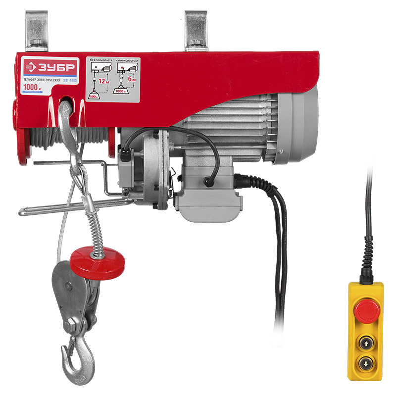 Тельфер ЗУБР ЗЭТ-1000 Тельфер ЗУБР ЗЭТ-1000