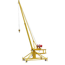 Кран стреловой поворотный Пионер (Мастер) КСП-1000 (ручной поворот, с грузом, с колесами)