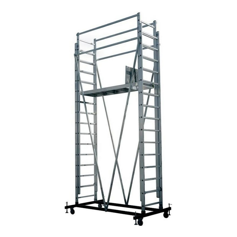 Алюминиевая вышка Тур Промышленник ПРОФИ 2х15 м, H=7 м ВТПА2157 Алюминиевая вышка Тур Промышленник ПРОФИ 2х15 м, H=7 м ВТПА2157