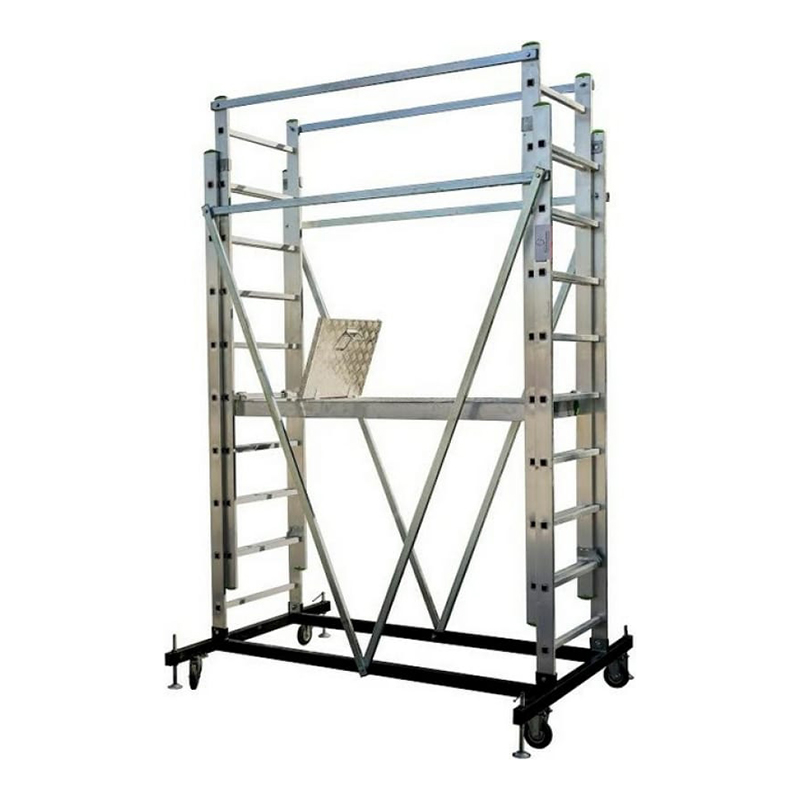 Алюминиевая вышка Тур Промышленник ПРОФИ 2х9 м, Н=4 м ВТПА294 Алюминиевая вышка Тур Промышленник ПРОФИ 2х9 м, Н=4 м ВТПА294