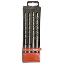 Набор буров по бетону, 5-6-8-10х160 мм, 4 шт, в пластиковой коробке, SDS Plus Matrix Набор буров по бетону, 5-6-8-10х160 мм, 4 шт, в пластиковой коробке, SDS Plus Matrix