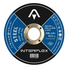 Круг отрезной по металлу INTERFLEX 230x3,0x22 ,23