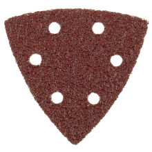Треугольник абразивный под липучку, перфорированный, P 150, 93 мм, 5 шт Matrix на ворсовой подложке