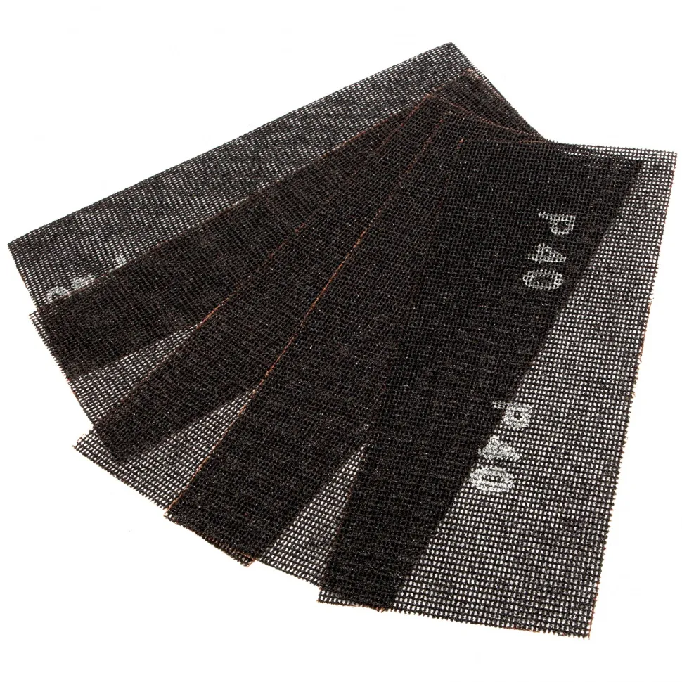 Сетка абразивная Denzel P 40, 115х280 мм, 5 шт Сетка абразивная Denzel P 40, 115х280 мм, 5 шт