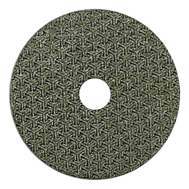 Алмазный гибкий шлифовальный гальванический круг "Черепашка" Hilberg 100 мм № 100