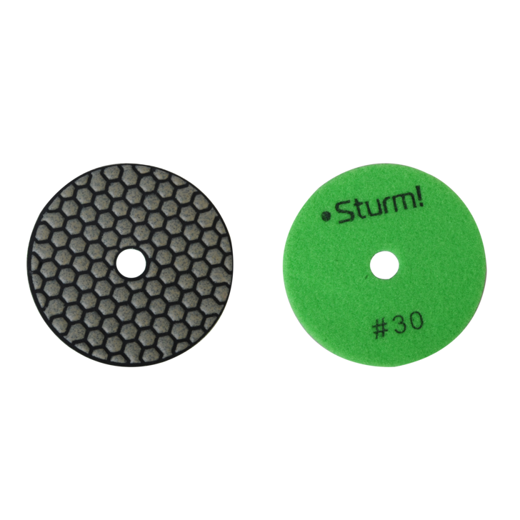 Круг шлифовальный гибкий Sturm! 9012-D100-30