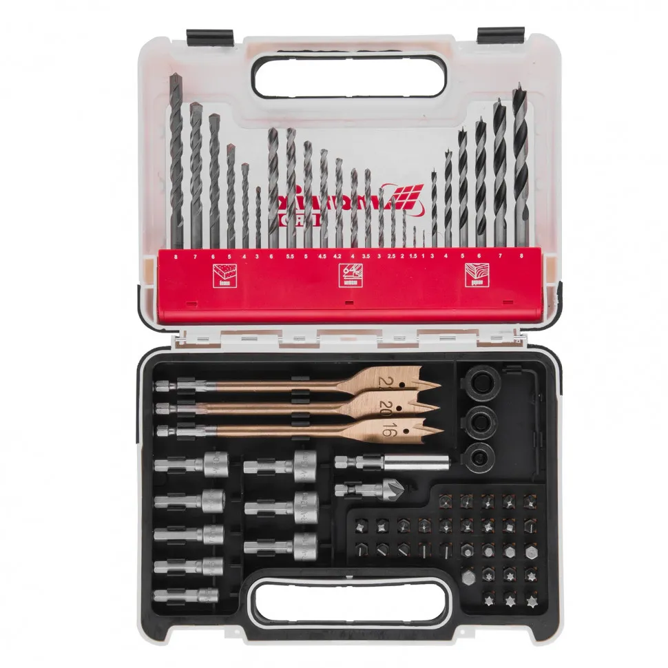 Набор сверл комбинированный Matrix Pro 91 шт 725671 Набор сверл комбинированный Matrix Pro 91 шт 725671